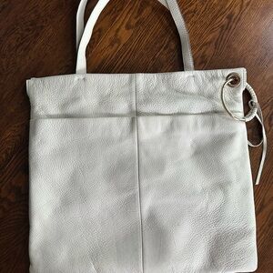 Vince Camuto White Tote with Minimalist Design